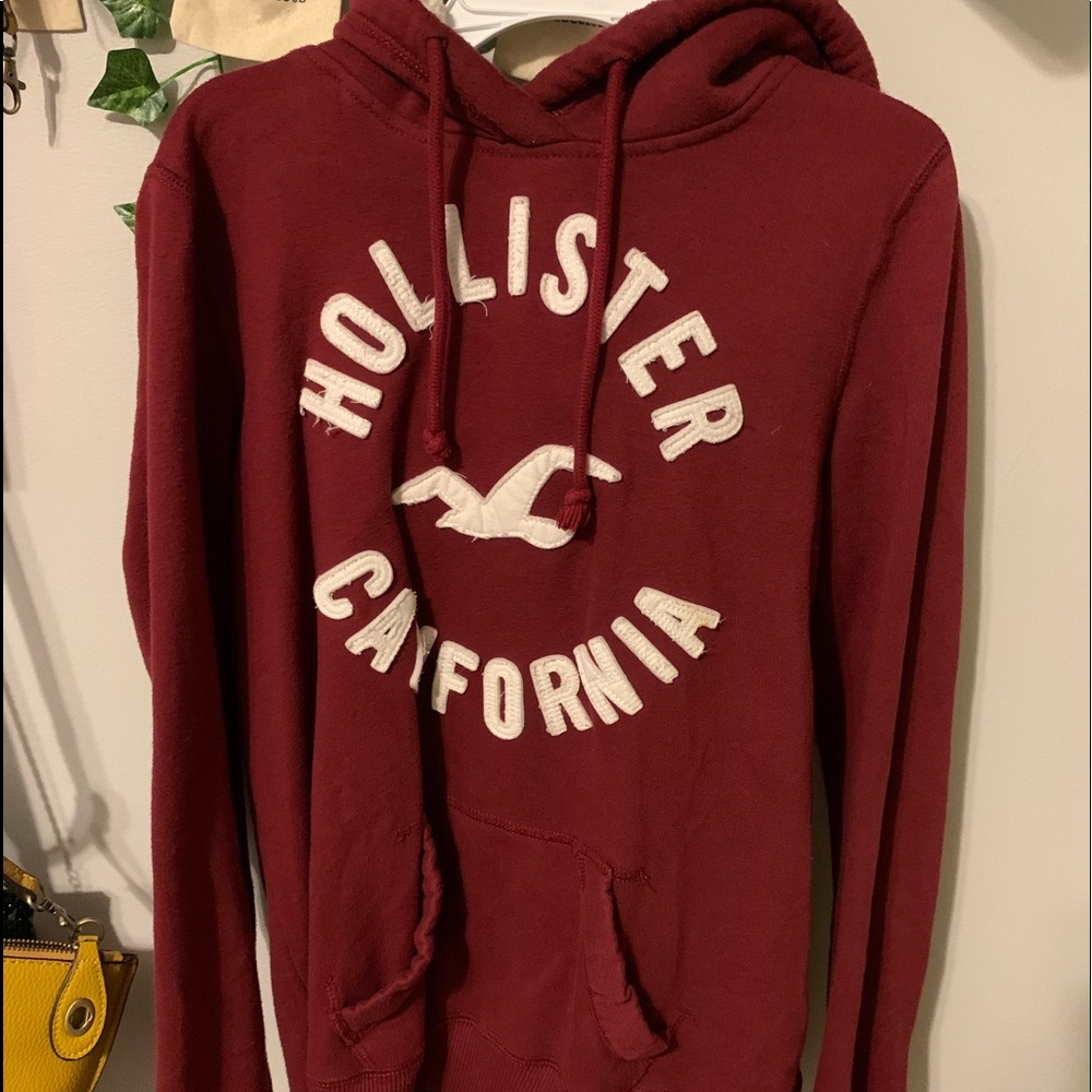 Red Hollister Women’s Hoodie